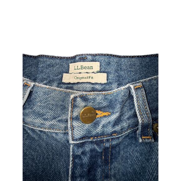 Vintage L.L. Bean Womens Original Fit Relaxed Denim Mom Jeans Sz 10P - Picture 5 of 6